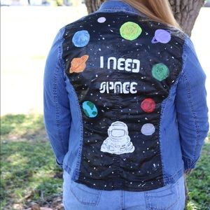 I need space jean jacket